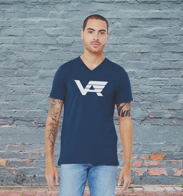 5 - BELLA+CANVAS Unisex Jersey Short Sleeve V-Neck Tee