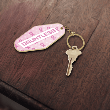 Pink Breast Cancer Awareness Keychain